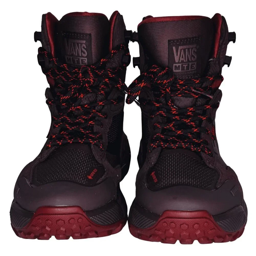 VANS MTE Crestline Gore-Tex Red Unisex Womens 8/Mens 6.5 Waterproof Boots 500264 - Picture 7 of 9
